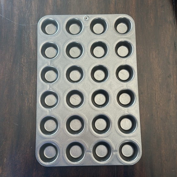 Pampered Chef Mini Muffin Pan, PC Mini Brownie Bite Pan & Wilton Donut Pan - Picture 2 of 5